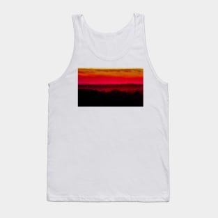 Arty farty sunset over northants Tank Top